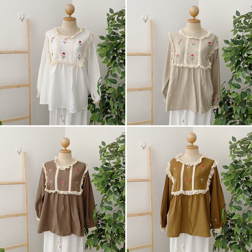 Lace Embroidery Top's